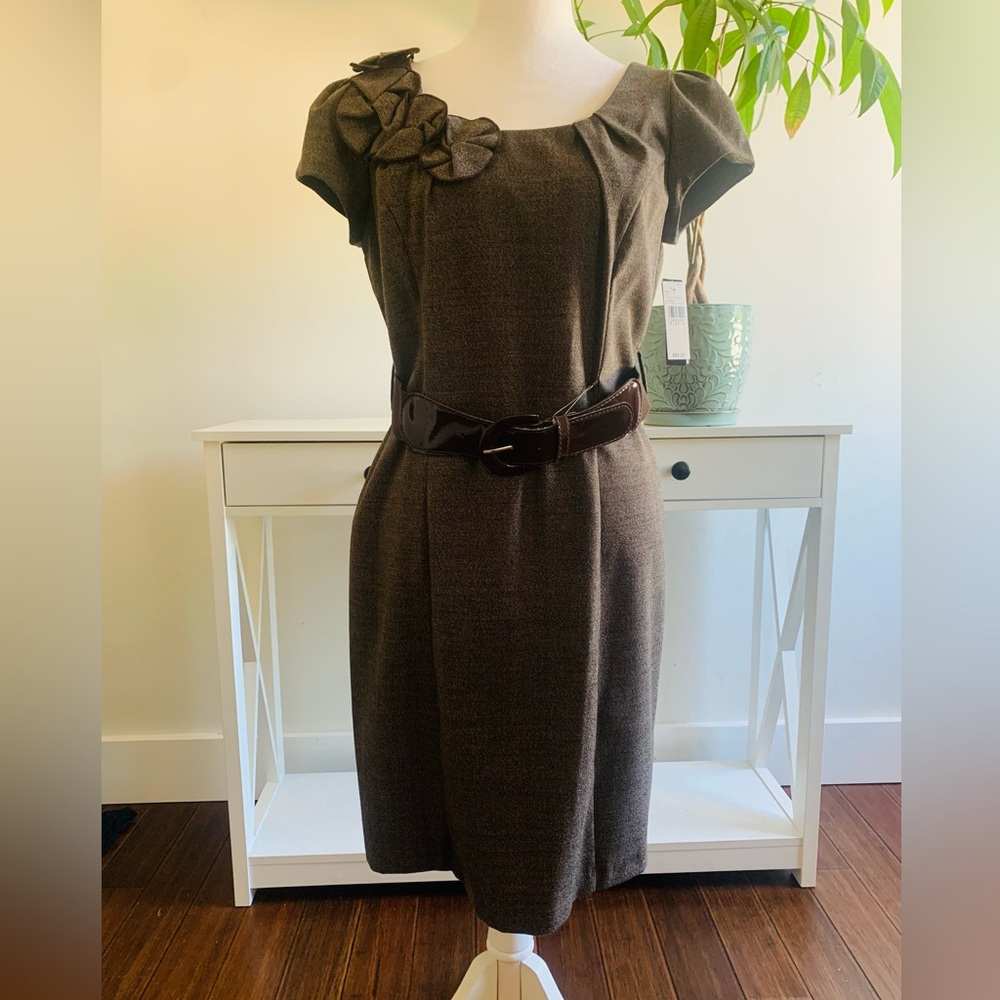 A. Byer Midi Dress with Belt